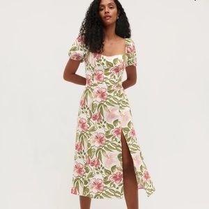 Reformation Denver Linen Dress in Kauai *NEW*